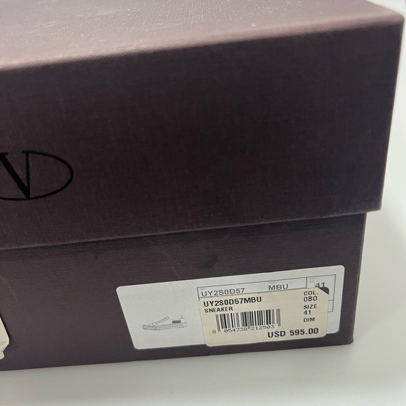 Valentino Garavani VLTN Low-Top Sneakers White Men’s EU 41/US 8 $595